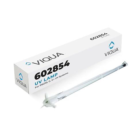 Viqua 602854 UV Lamp Replacement for PRO10, G and G+ Water Treatment Systems, 2-Year Life High-Output UV Light
