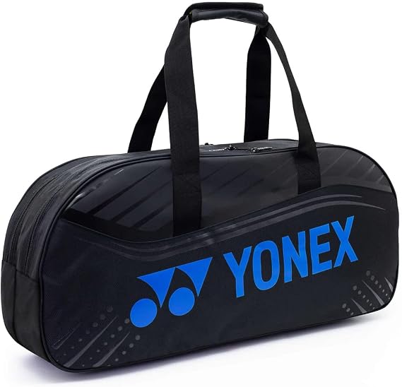 YONEX Badminton Tournament Bag 2231 Black (3D Logo) (Black Dazzling Blue)