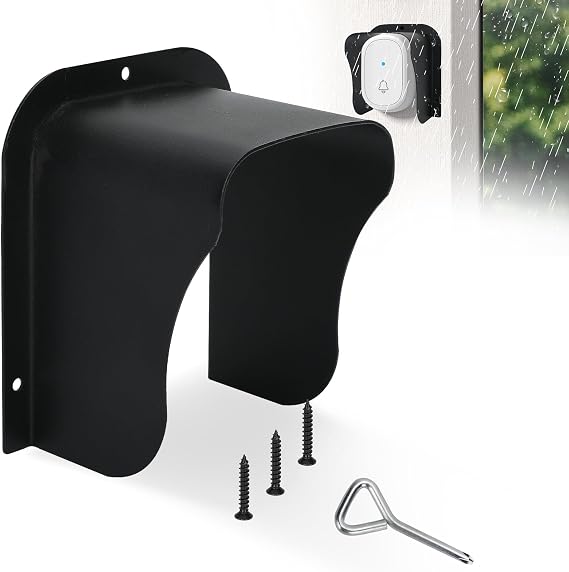 Doorbell Rain Cover,Waterproof Ring Doorbell Cover,Ring Doorbell Anti-Glare Cover,Access Control System Cover,suitable for Access Control keypad,fingerprint lock,outdoor keypad,etc