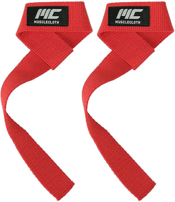 MuscleCloth Lifting Strap Red