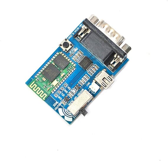 Comimark 1Pcs RS232 Bluetooth Serial Adapter Communication Master-Slave Module 5v Mini USB