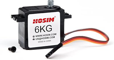 Hosim RC Cars 3 Lines Digital RC Servo Steering Engine FY-DJ01 Accessories Spare Parts for 1:10 X08 X07 X07W X15W High Speed Brushless RC Cars Trucks,Original Replaceable Parts