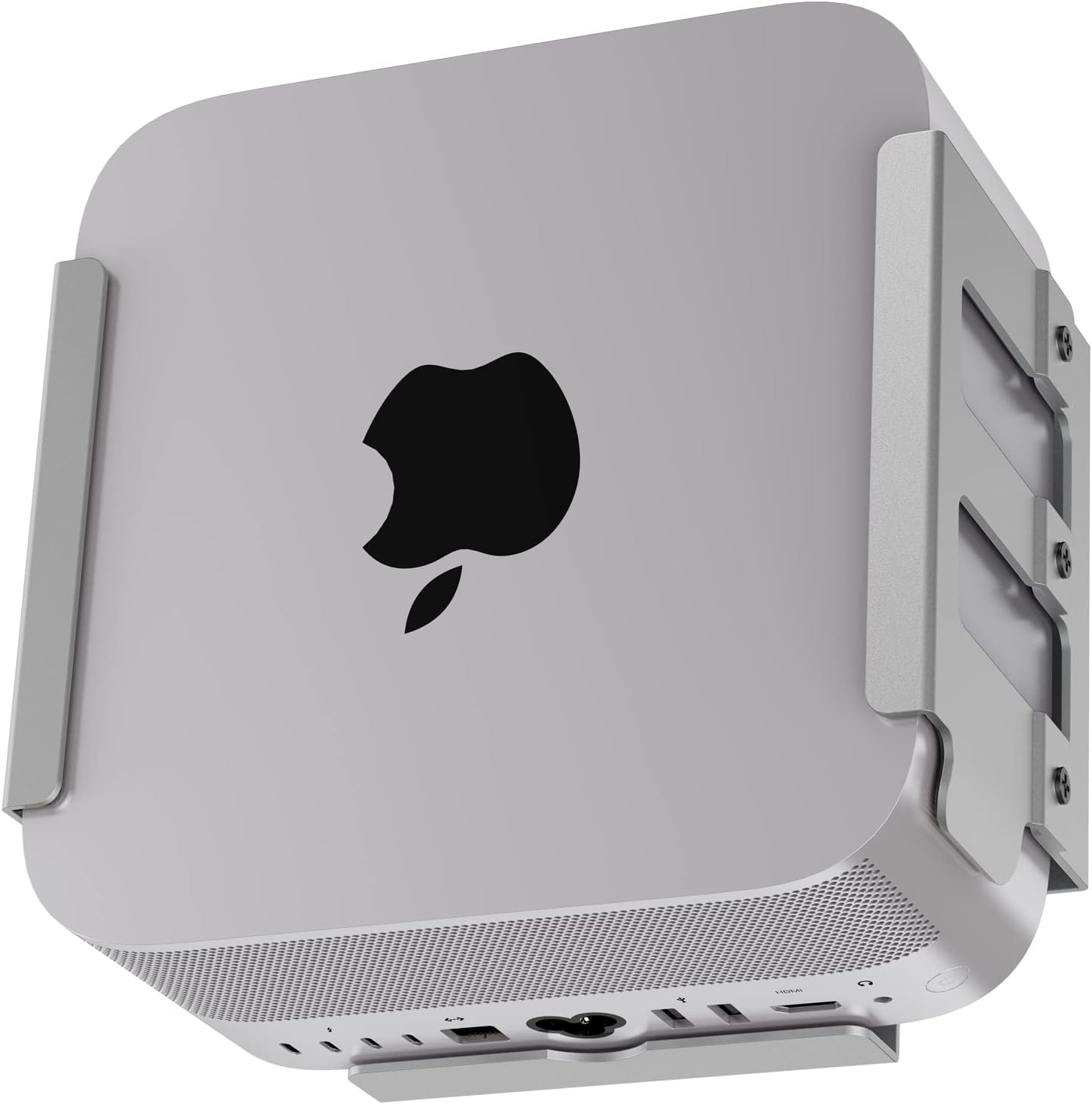 IFCASE Heat Dissipation Design Anti-Scratch Interior Aluminum Under-Desk Wall Vesa Mount for Mac Studio M4 M3 M2 M1 Max/Ultra Silver