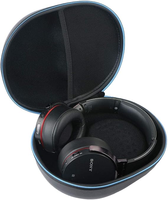 Hard Travel Case for Full Size Headphone | Compatible with Most Headphone, Shockproof, Impact-resistant, Protective Storage Box, Smooth Zipper