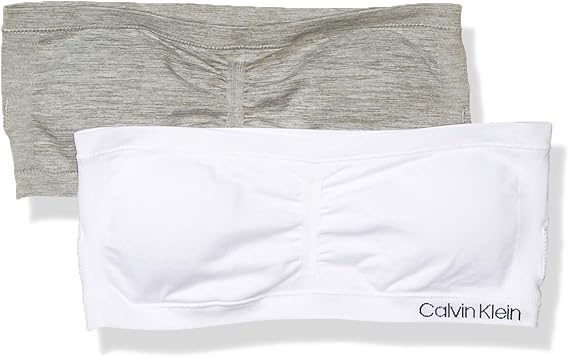 Calvin Klein Kids Girls' Seamless Bandeau Bra Multipack