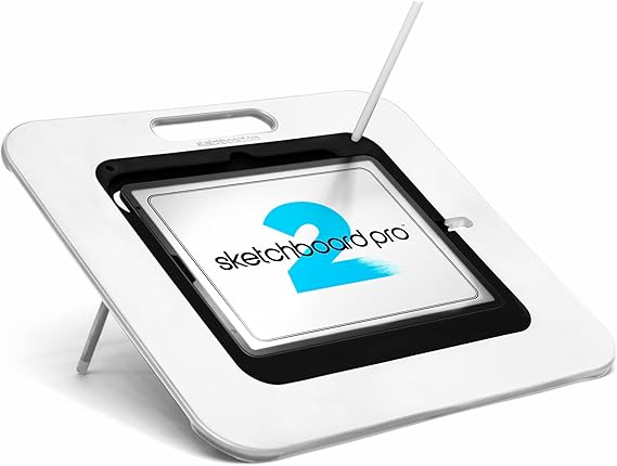 SKETCHBOARD PRO 2 iPad Art Stand (White, iPad Pro 12.9-inch 3rd-6th Gen/Air 13-inch)
