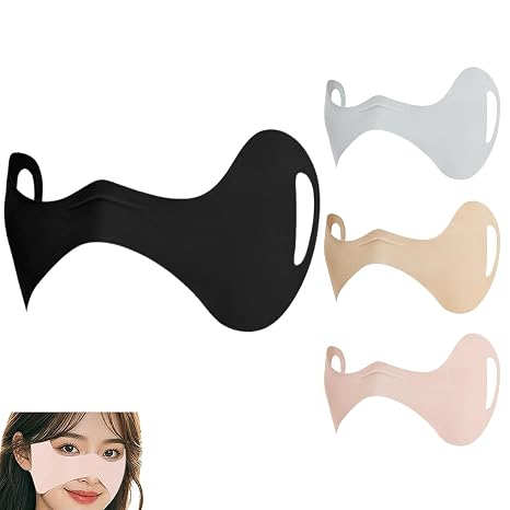 UV Protection Face Patch Sun Protection Face Cover UV Blocking Facial Sunblock Patches Nose Guard Sunscreen Nose Patches Sun Shield for Faces for Outdoor Activities Hiking Cycling (A)