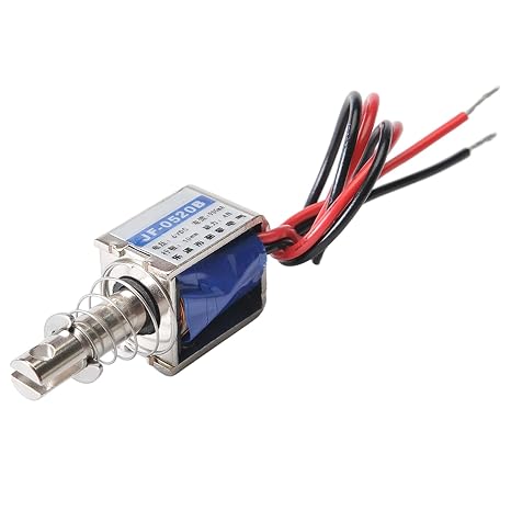 DC 6V 4N Push Pull Solenoid Electromagnet, 10mm Linear Motion