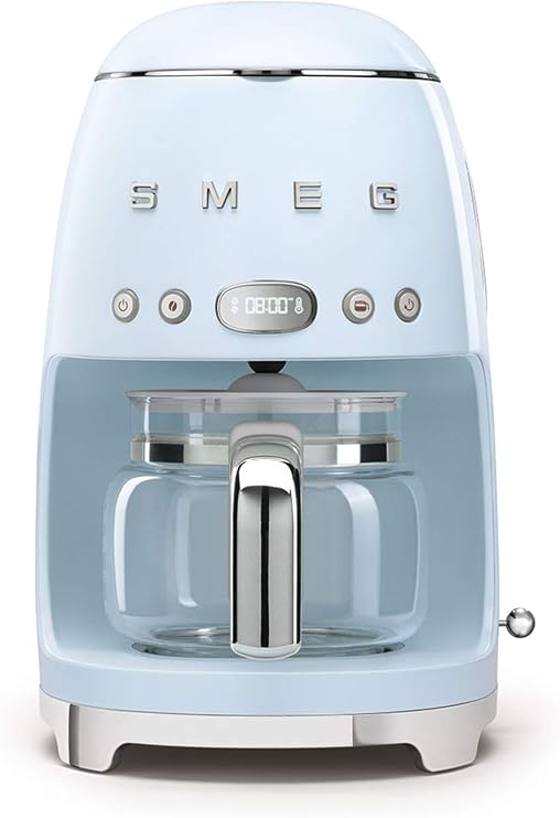 Smeg - Coffee Machine - 11+ Filter Coffee Machine - Light Blue
