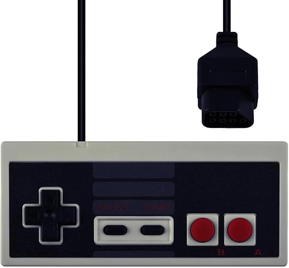 Controller for NES 1988, retro design, compatible with all NES games