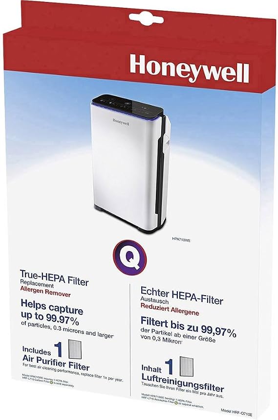 Honeywell Air Purifiers and Fans HRF-Q710E True-HEPA Filter Compatible with HPA710WE Air Purifier