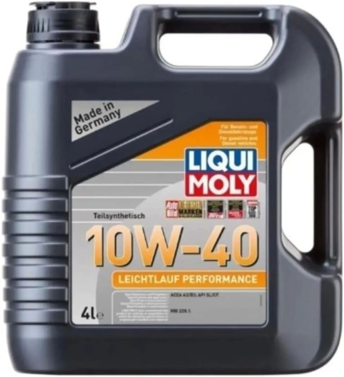 Liqui Moly Leichtlauf Performance 10W-40 4 l Automotive Maintenance Product