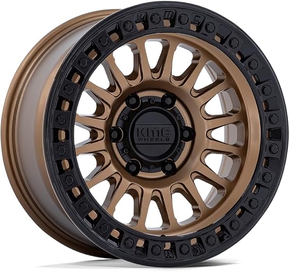 KMC Wheels IMS 18X9 6X1355.71 18mm MATTE BRONZE WITH GLOSS BLACK LIP - KM552ZB18906318