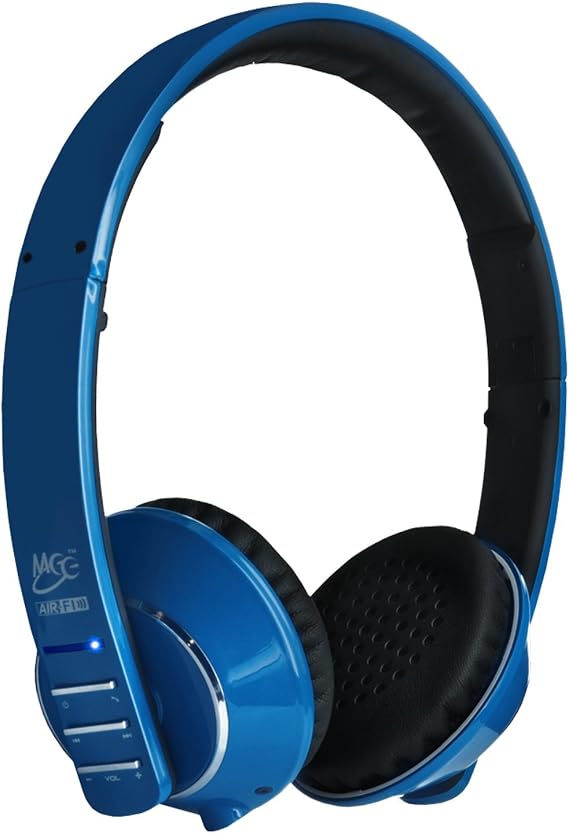 MEE audio Runaway 4.0 Bluetooth Stereo Wireless + Wired Headphones with Microphone (Blue)
