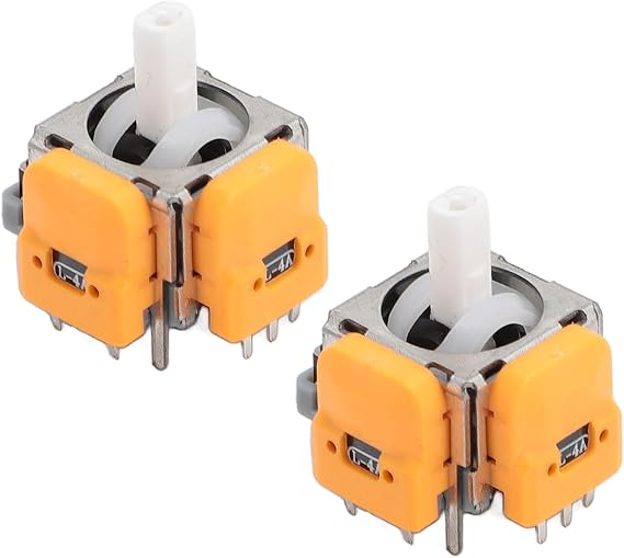 2PCS Joysticks Replacement for SWITCH PRO Controller - Hall Effect 3D Analog Sensor Joystick Module - Precise Control & Easy Installation