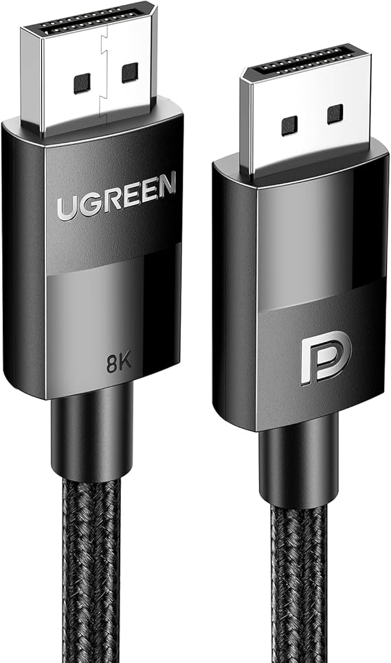 UGREEN 8K@60Hz, 4K@240Hz VESA Certified DisplayPort 1.4 Cable, 3.3FT