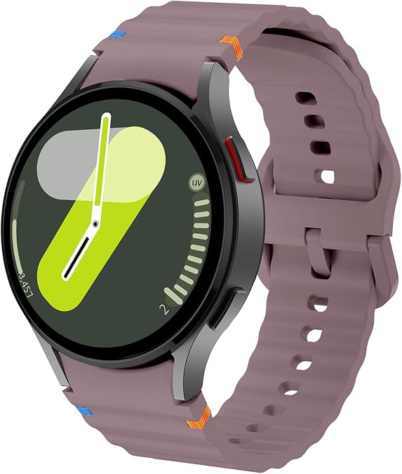 DEALELE Bands Compatible with Samsung Galaxy Watch 6/6 Classic / 5/5 Pro / 4/4 Classic/Galaxy 3 41mm / Active 2, 20mm Bling Diamond Leather Replacement Strap for Huawei GT3 42mm