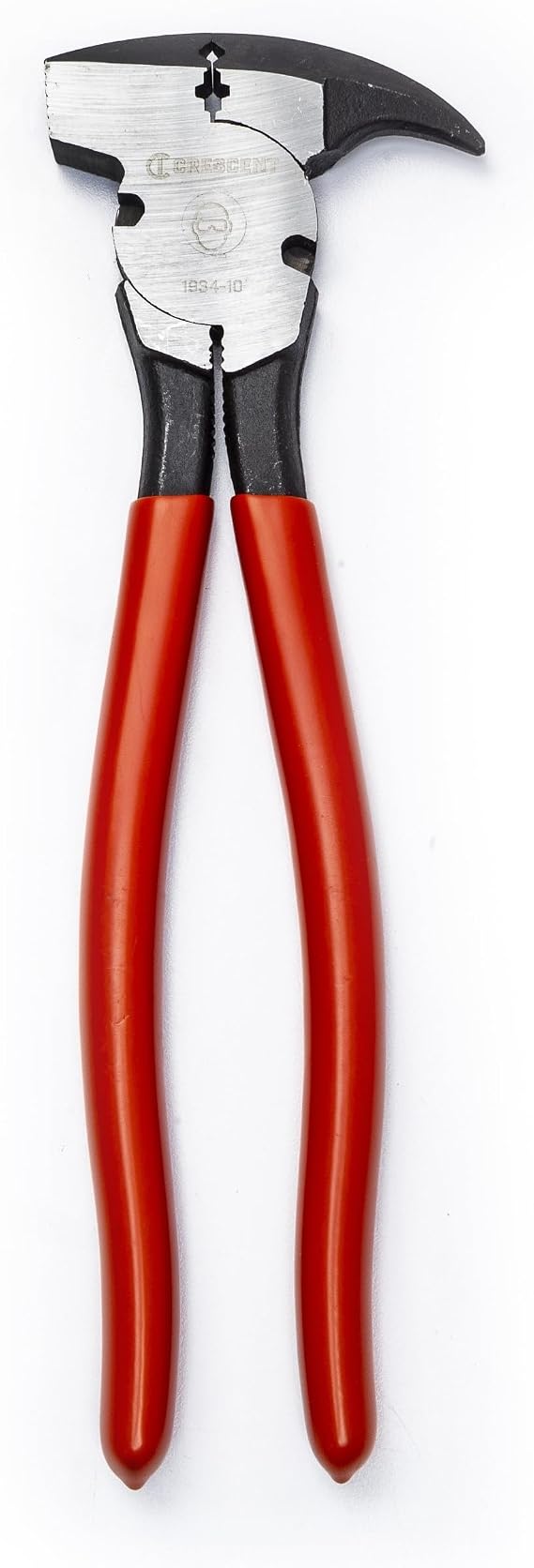Crescent Dipped Handle, Heavy-Duty Solid Joint Fence Tool Pliers - Premium Wire Cutter & Staple Puller - 193410CVNN-05-10", Red | Premium Wire Cutter and Staple Puller, Dipped Handle