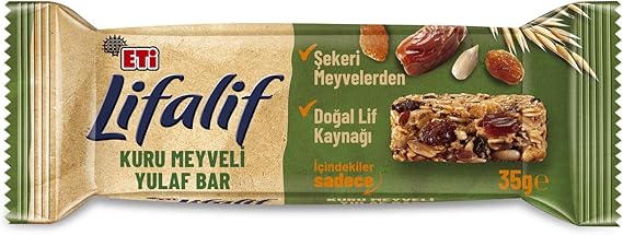 Eti Lifalif Kuru Meyveli Yulaf Bar 35 g x 16 Adet