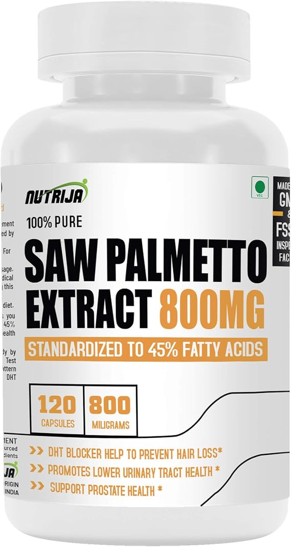 NutriJa Saw Palmetto Extract 800MG (120 Capsules)