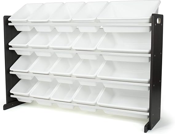 Humble Crew Kids Toy Organizer with 20 Bins, 4 Tier Storage for Playroom
