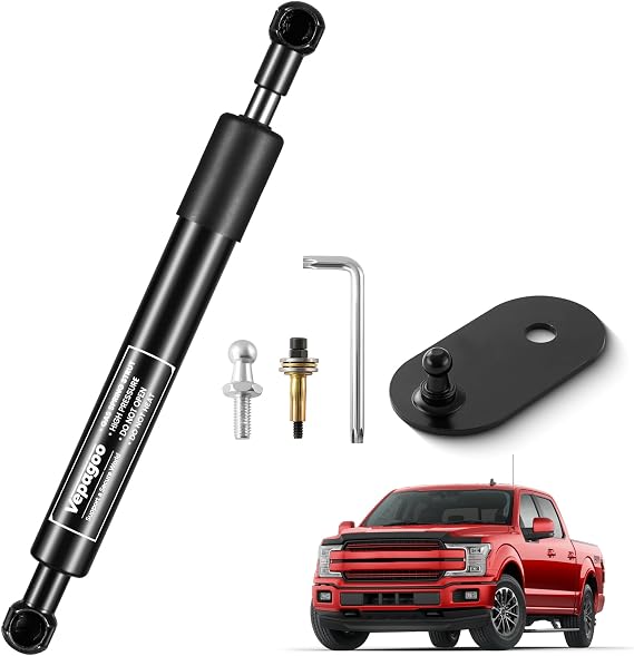 Vepagoo Tailgate Assist for Ford F150 Lincoln Mark LT 2004-2014, 1 Pack | Truck Tail Gate Lift Shock Lincoln Mark LT 2006-2008, Soft Close Damper Kit, 10-Minute Installation, No drill