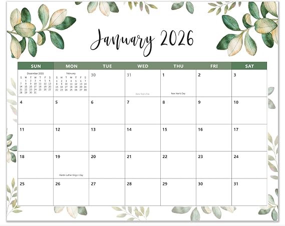 Magnetic Calendar for Fridge 2026-2027 - Fridge Calendar 15 x 12 Inches Runs From Jan 2026 to Jun 2027 - Refrigerator Calendars Perfect for Planning, Organizing, and Scheduling Your Life