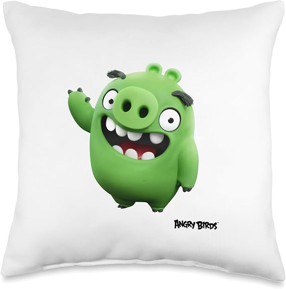 Angry Birds Piggy Throw Pillow