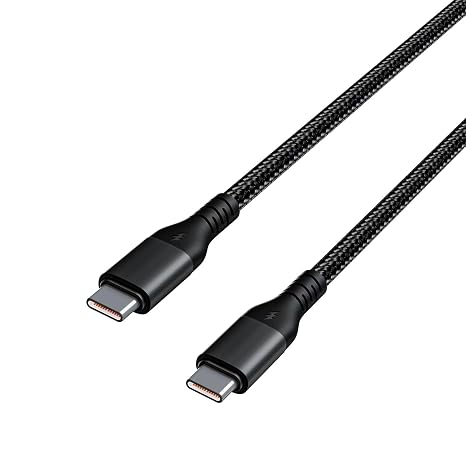 Life-Tech 60W USB-C to USB-C Nylon Braided Fast Data/Charger Cable for Inseego MiFi X PRO 5G UW