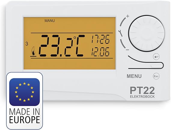PT22 Electric Bock Digital Room Thermostat
