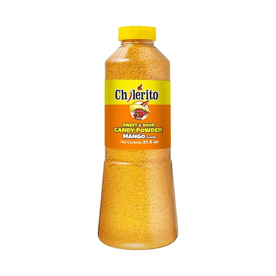 EL CHILERITO Candy Powder Chamoy Mango Flavor 900g/ 31.5 Fl. Oz - For Sweets, Snacks, Pastries, Drinks And Cocktails - To Share With Friends And Family - Kosher
