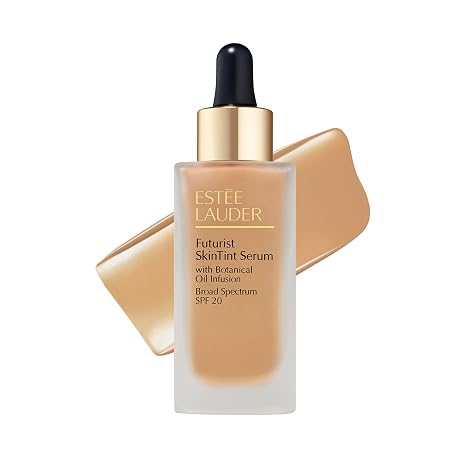 Estee Lauder Futurist Skin Tint Serum Foundation SPF 20 with Glycerin | Light Coverage, 1.0 Fl Oz
