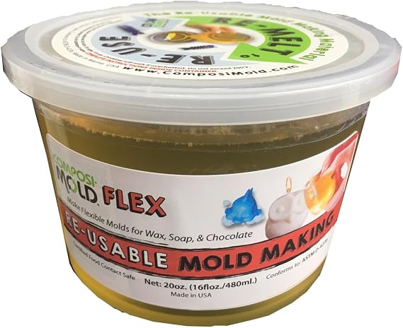 ComposiMold Flex 20 oz. Reusable Transparent Rubber