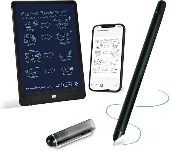 Ophayapen Digital Smart Pen and Writing Board Set, Real-time Sync for Digitizing, Convert to Text,Storing, and Sharing Your Notes, Compatible with Smartphone (Android and iOS)