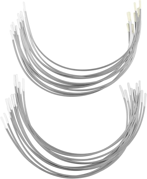 12Pairs Carbon Steel Bra Wires, Heavy Gauge Sturdy Underwire for Bras - Replacement Sturdy Bra Supporters Sewing Supplies for D Cup E Cup