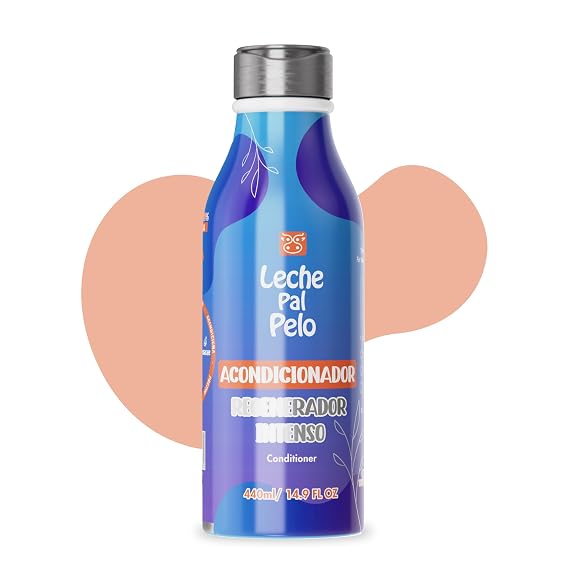 Leche Pal Pelo Intense Regenerator - Conditioner with Coconut Oil, Avocado Oil - Intensive Hydration for Curly Hair - 14.9 oz