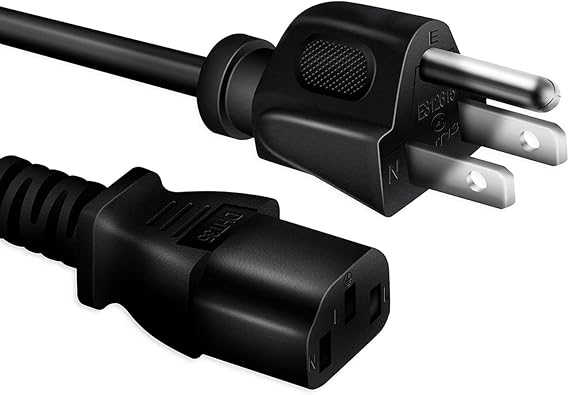 AC Power Cord Cable for Fender Mustang LT25 LT50 Combo Amplifier 3-prong, Black