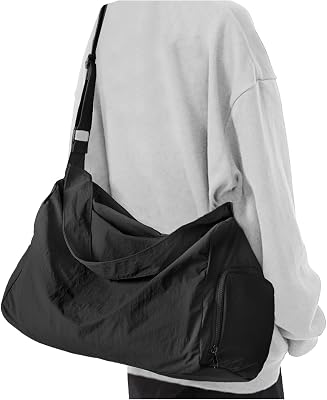 Small Gym Bag with Shoe Compartment, Workout Sport Duffle Bag for Women Travel, Waterproof Shoulder Overnight Bags Lightweight Carry on Tote Bags for Swim, Yoga, Dance