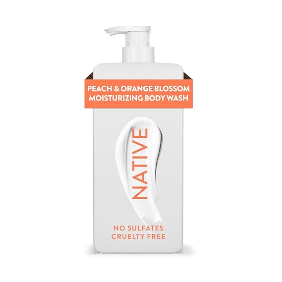 Native Moisturizing Body Wash Contains Naturally Derived Ingredients | for Women & Men, Sulfate, Paraben, Dye Free Leaving Skin Soft &