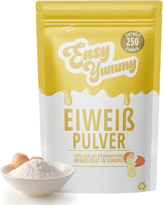 EASY YUMMY - Egg White Powder For Baking (1 kg), 100% Powdered eggs