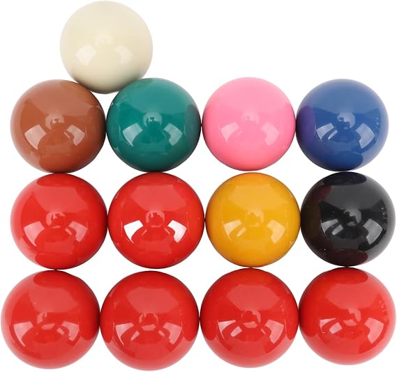 13pcs Snooker Billiard Balls Set 2.1 Regulation Size Pool Table Balls Replacement Billiard Accessories
