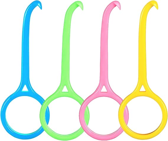 4 Pcs Aligner Removal Tool Retainer Remover Tool Kits Invisible Chew and Remover Tool Invisible Aligner Braces Remover Hook for Tooth Cleaning Oral Care (Yellow, Pink, Green, Blue)