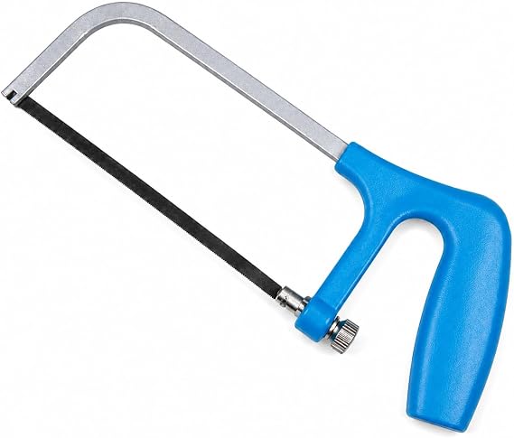 Mini Junior Hacksaw with 5 Carbon Steel 6-Inch 32 TPI Blades