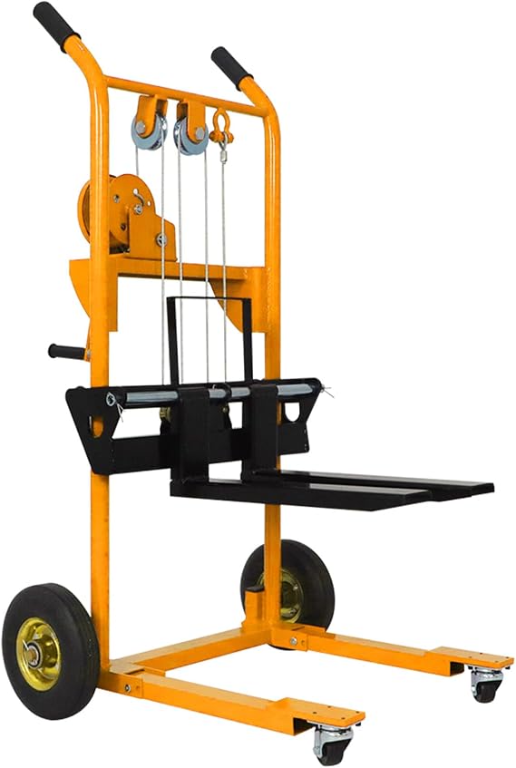 Apollo Material Lift Stacker, Pallet Truck Dolly 330 lbs Capacity