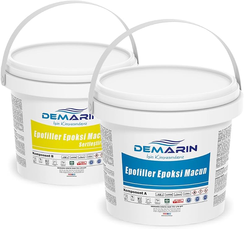 Epofiller Epoksi Macun (Dolgu Macun),Sarı
