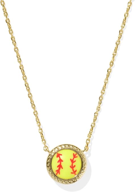 Kendra Scott Softball Short Pendant Necklace