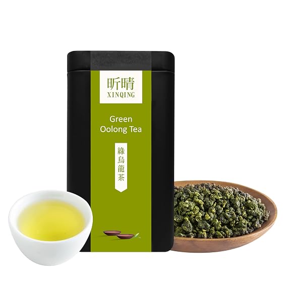 XINQING Green Oolong Tea Taiwan High Mountain Oolong Tea 150g/5.3oz