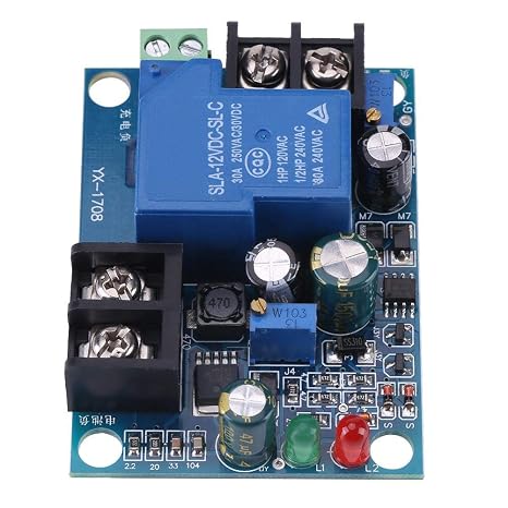 Low Voltage Module Battery Low Voltage Controller 30A Battery Low Voltage Cut off Automatic Switch On Under-voltage Control Module(12V)