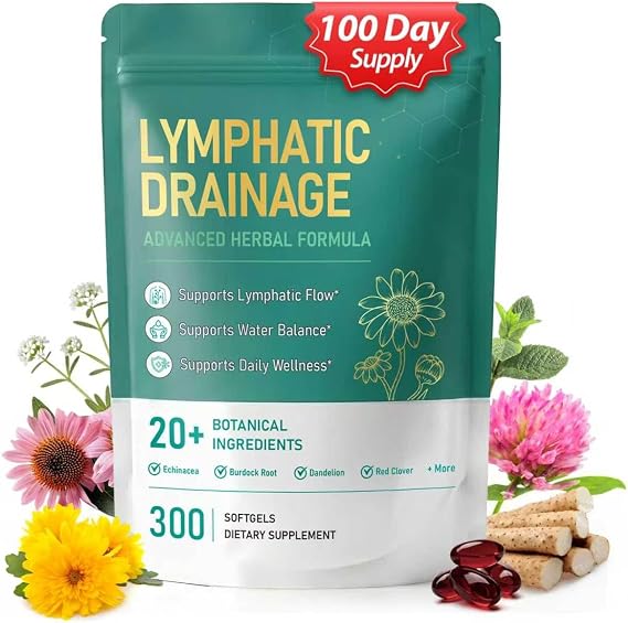 Lymphatic Drainage Supplement 300 Softgels