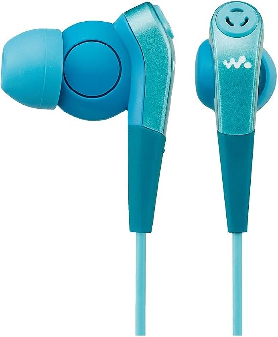 Sony Earphones MDR-NWNC33: Noise Canceling Function Equipped for Walkman, Canal Type, Blue MDR-NWNC33 L